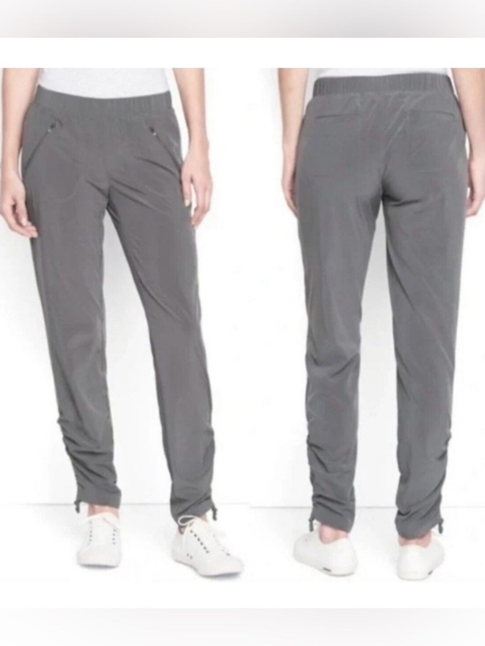 Athleta Aspire Jogger in Dove Light Grey Size 4